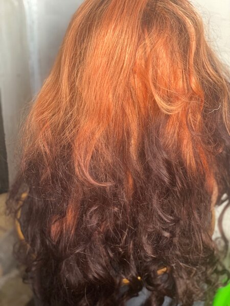 Full frontal bounce wig