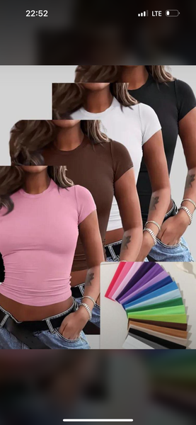 T-shirt col rond pour femme