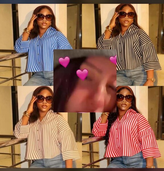 Chemise à rayures élégante