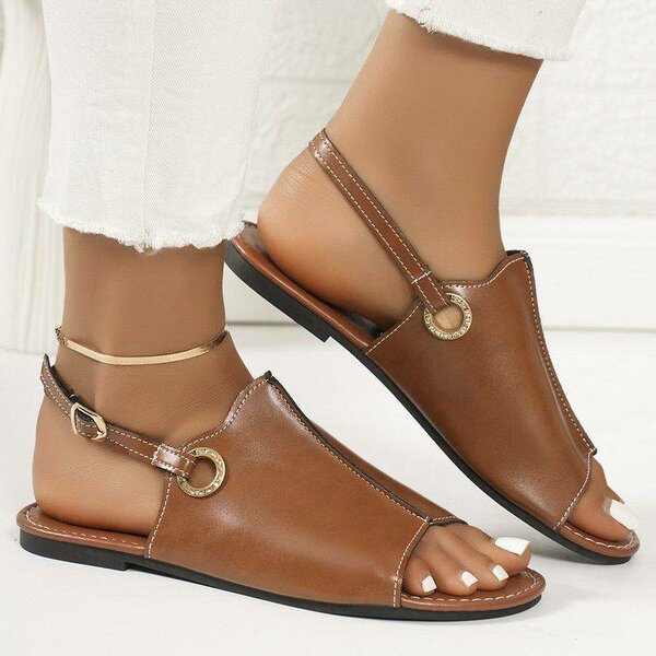 Sandales élégantes en cuir