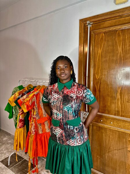 Robe colorée africaine