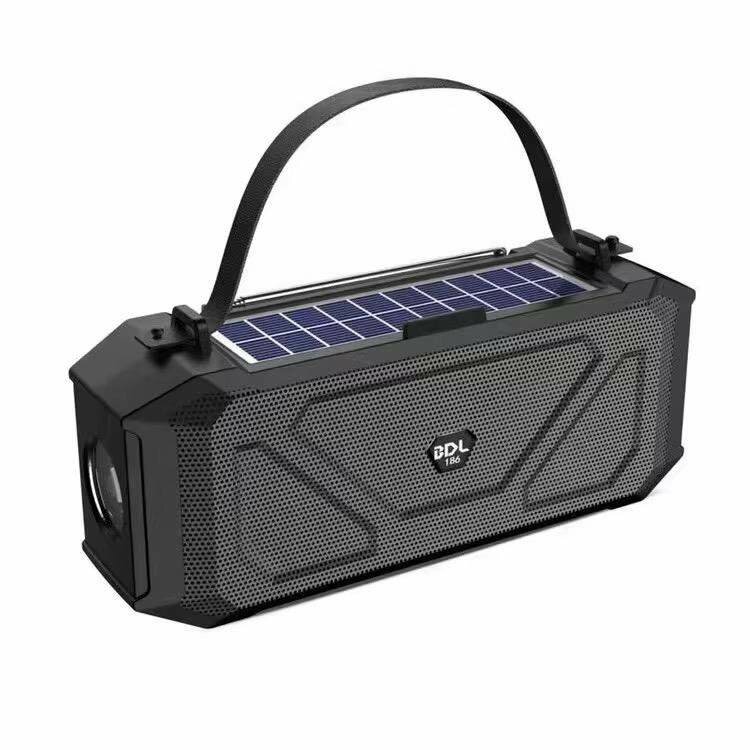 Haut-parleur Bluetooth solaire portable