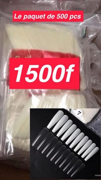 Capsules d'ongles lot de 500