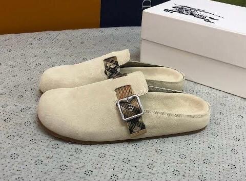 Mules Suède à Boucle