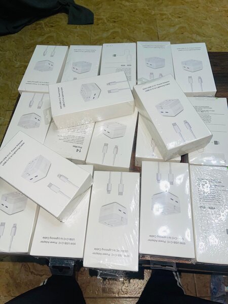 Double port Apple type c charger 50W