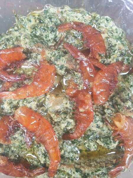 Ndole miondos /plantain mur