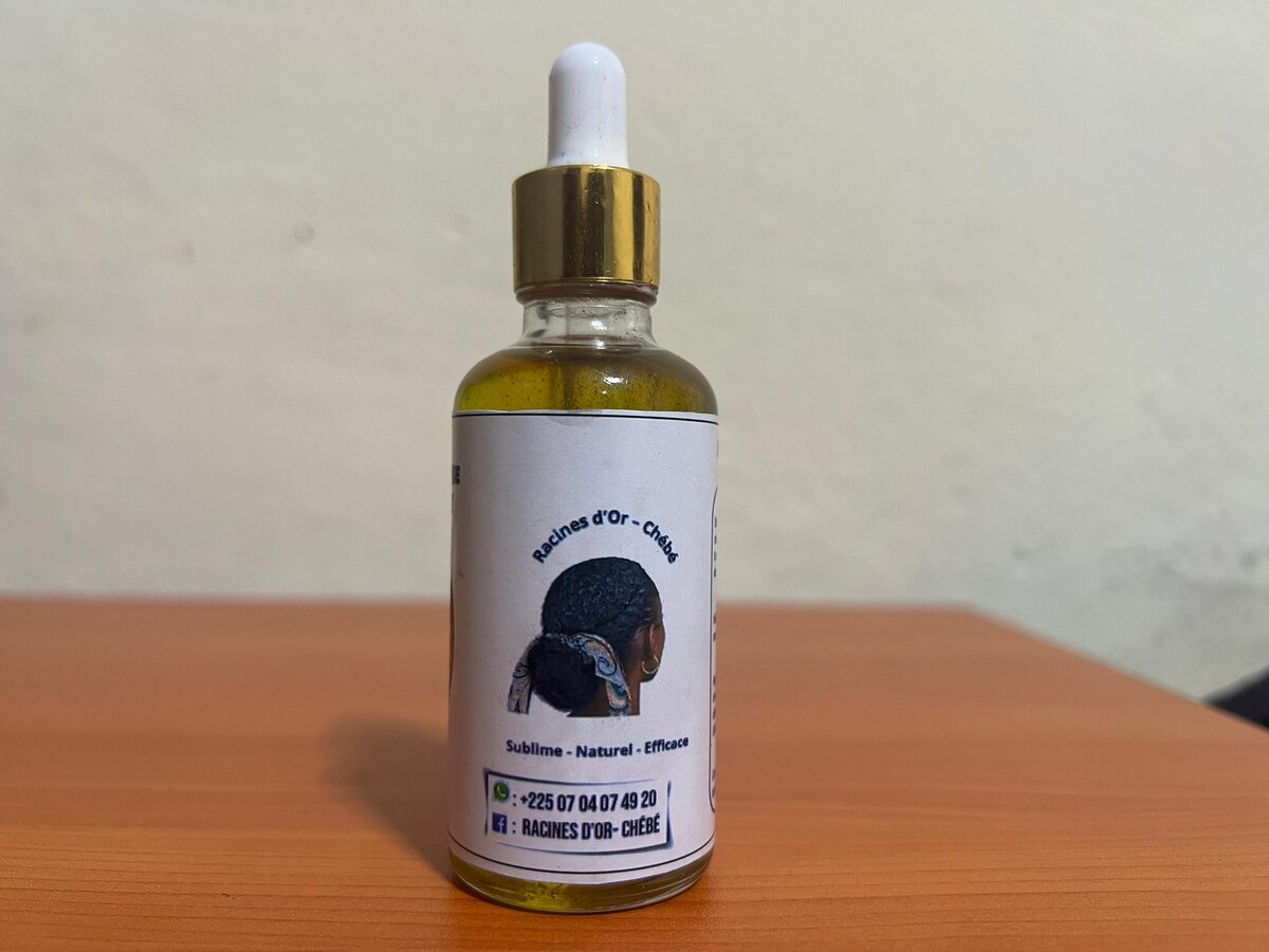 Sérum de cheveux naturel