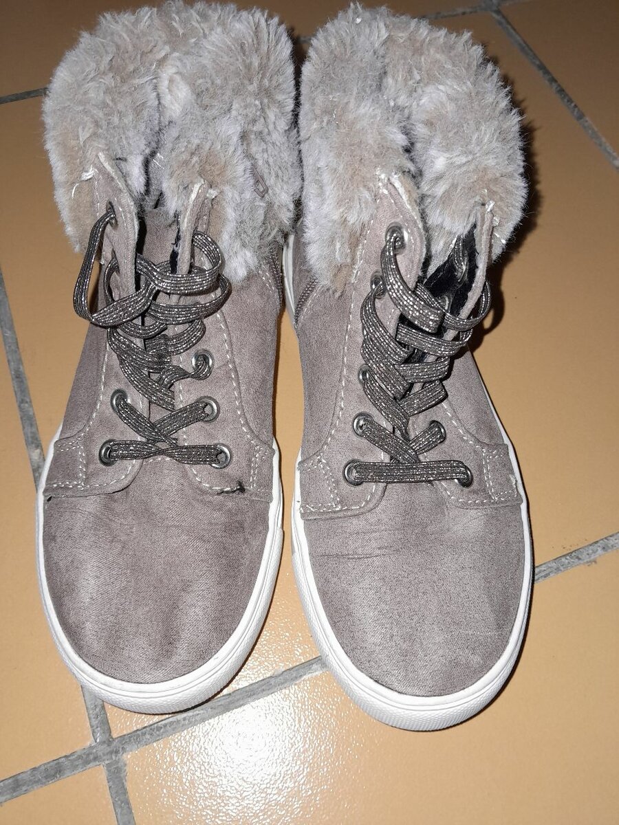 Baskets montantes fourrées