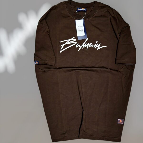 T-shirt Balmain marron homme
