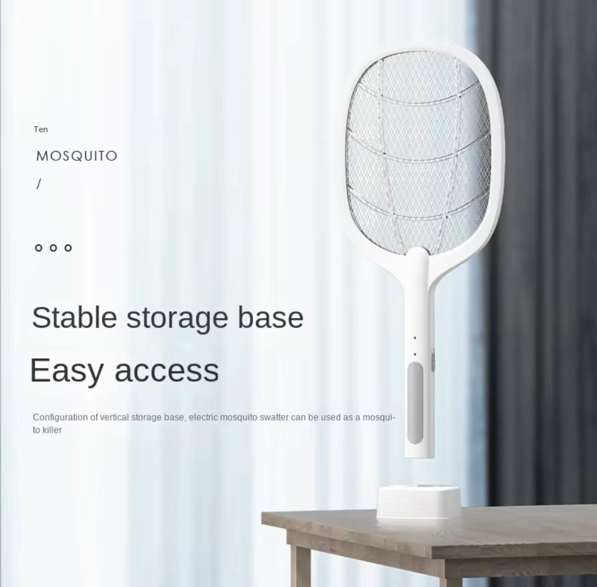 Raquette anti-moustiques USB