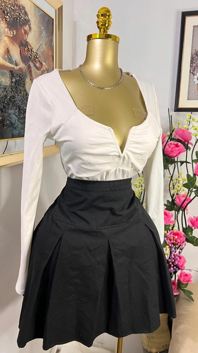 Jupe évasée chic femme