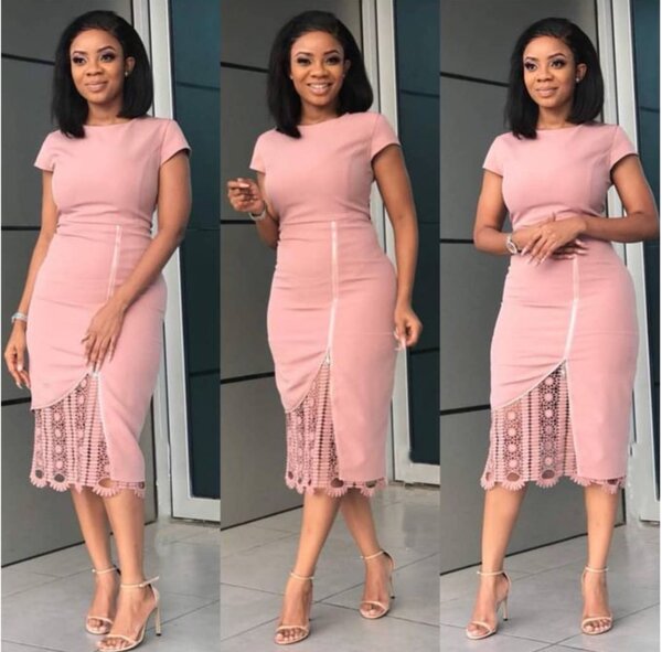 Women's dress plus size women's commuter lace ladies dress