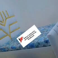 custom made bed with a high base