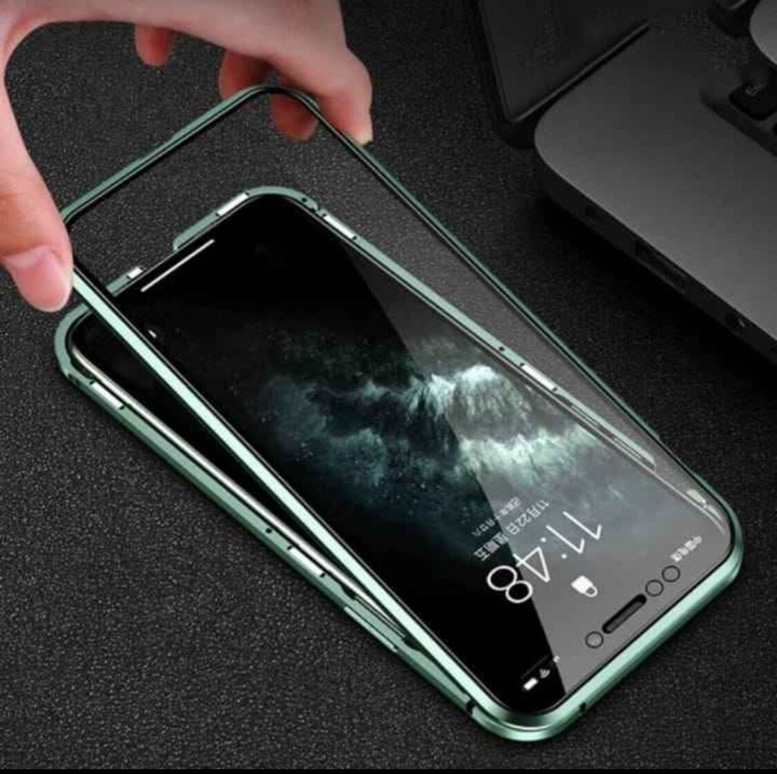 Coque de protection transparente pour téléphone