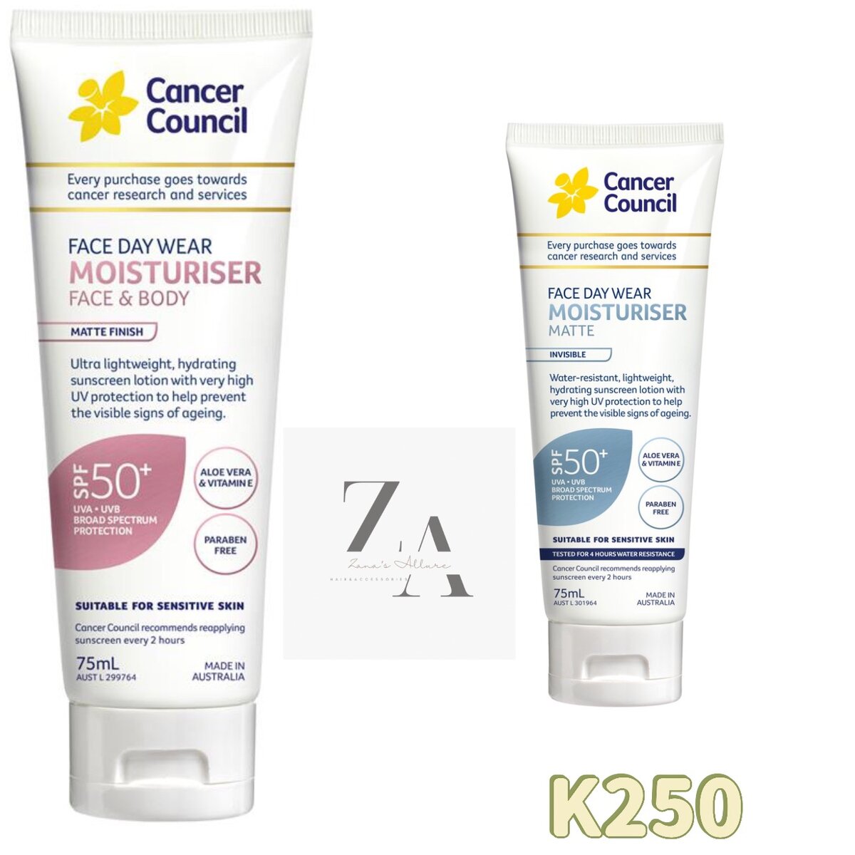 Cancer Council Matte Sunscreen SPF50