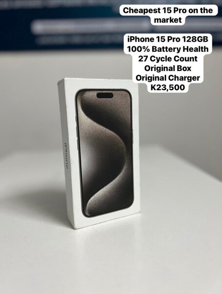 iPhone 15 Pro Max Titanium Black