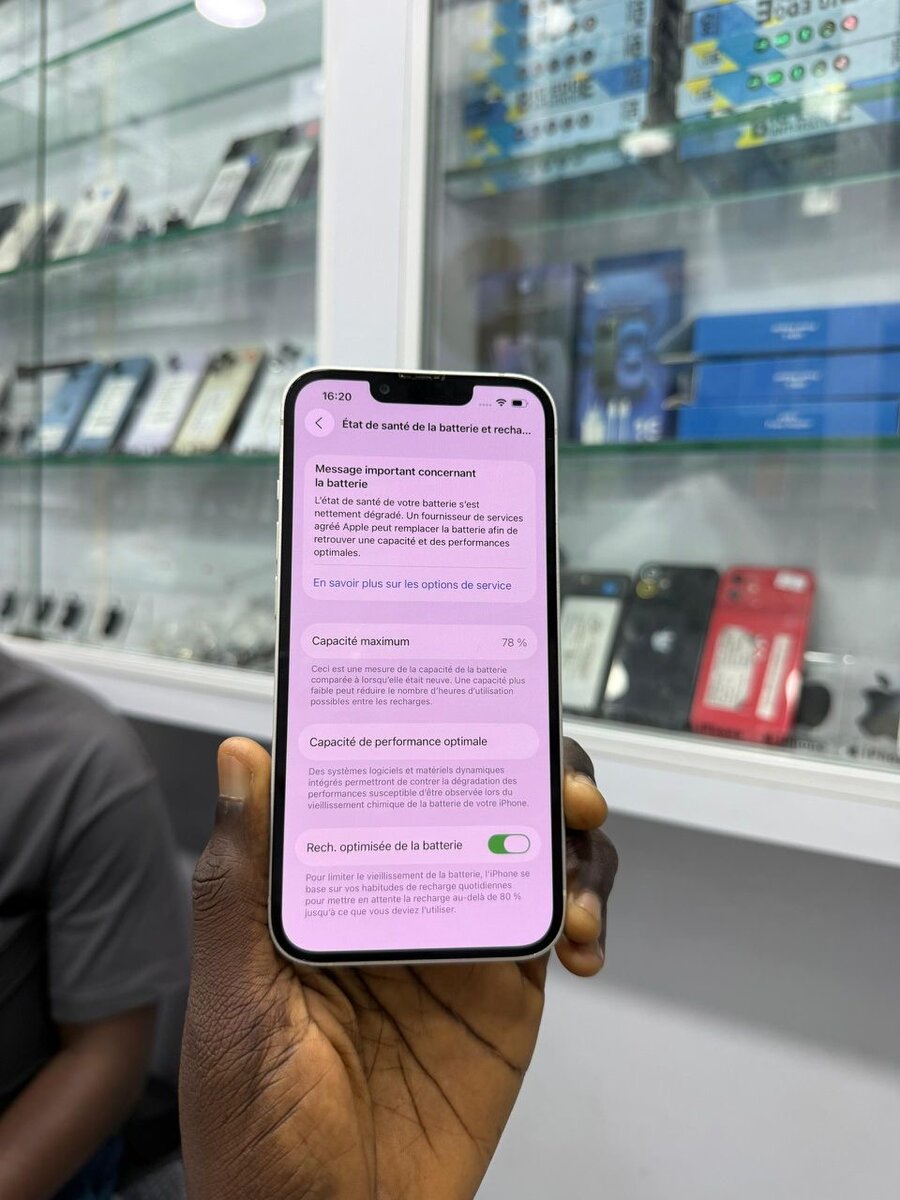 Smartphone Apple dernière génération