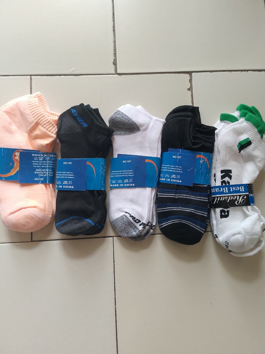 Lot de chaussettes sport multicolores