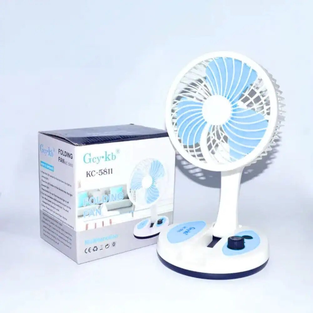 Rechargeable Fan with LED light
