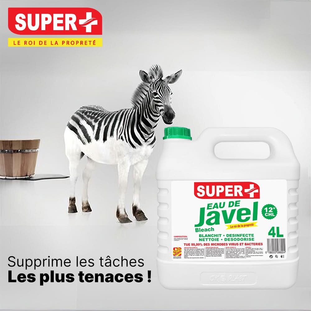 Eau de Javel 4 Litres