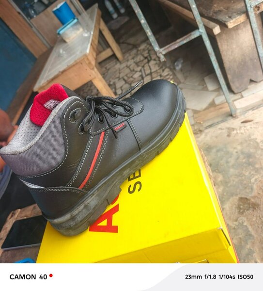 Chaussures de sécurité noires pour hommes