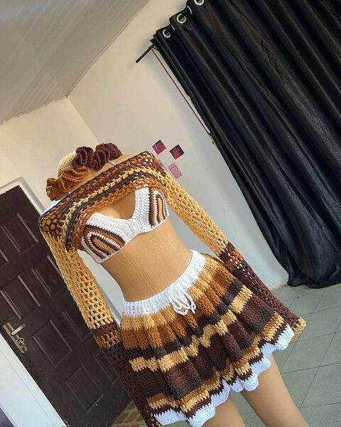 Ensemble crochet femme chic