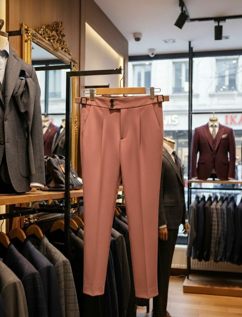 Pantalon Classique Homme Élégant
