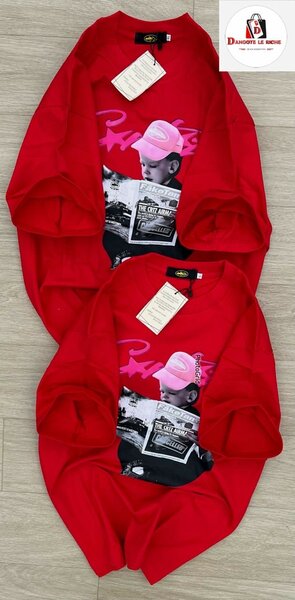 T-Shirt Rouge Imprimé Enfant