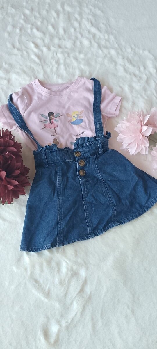 White jam suit for girl