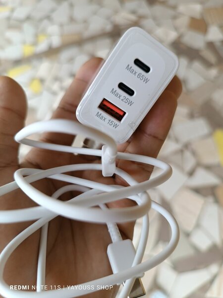 Chargeur samsung trio 65W