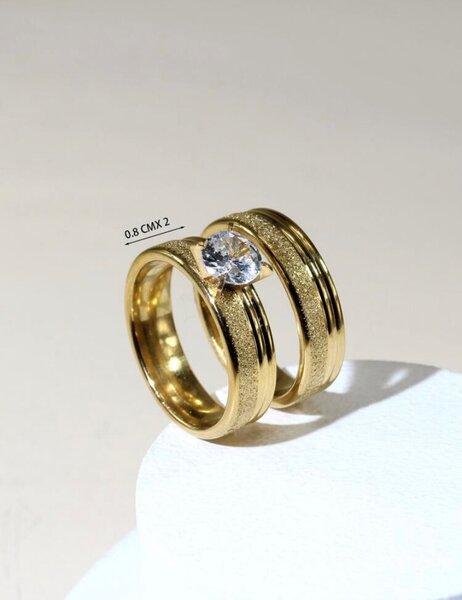 Ensemble bague pour couple