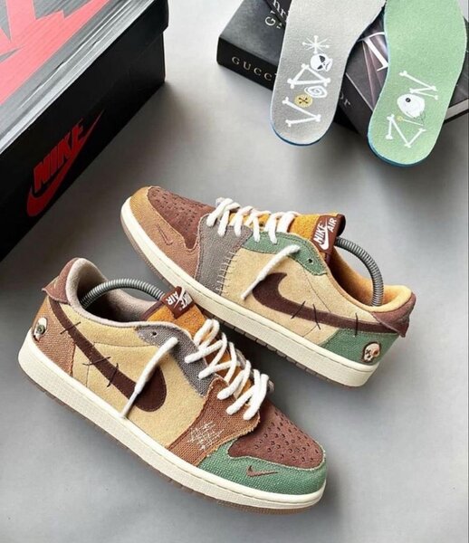 Sneakers tendance en cuir coloré