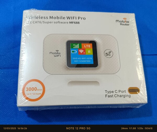 Wifi pocket Universel 5G 3.000Mah