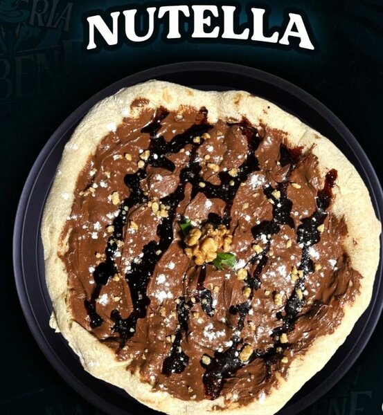 Pizza sucrée Nutella banane