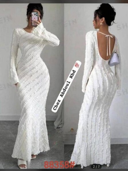 Robe Longue Dos Nu Élégante