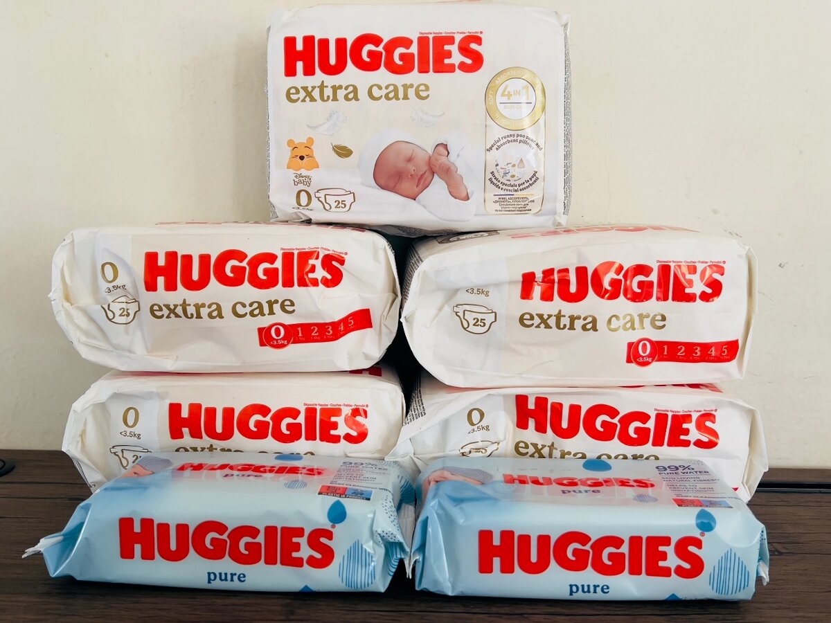 Huggies cordless diapers