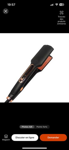 Lisseur Cheveux Pro Etcoo