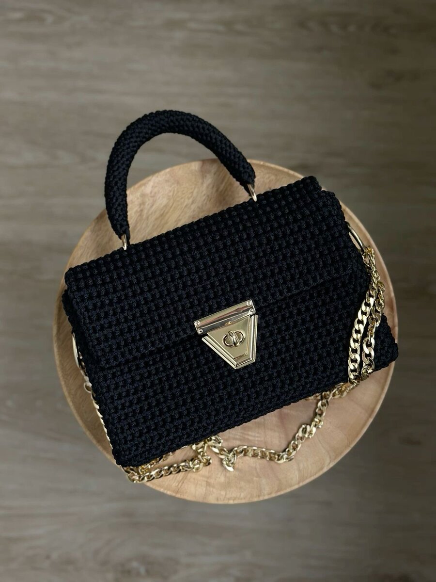 Sac à main en crochet élégant