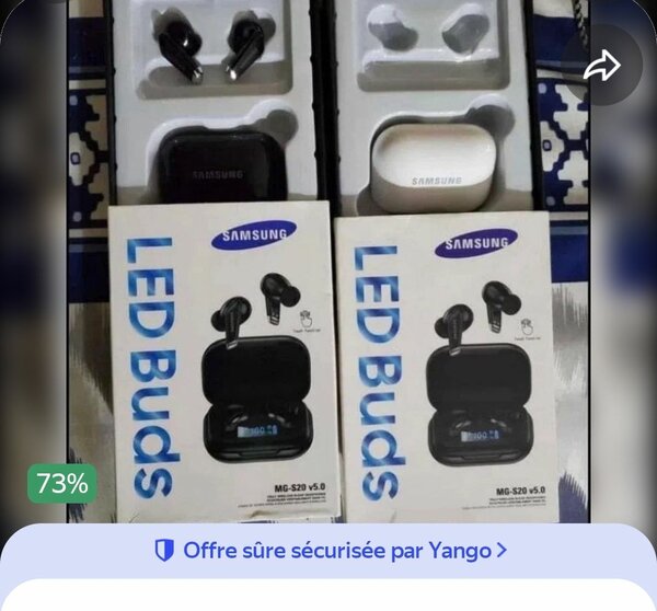 Écouteurs Samsung s20