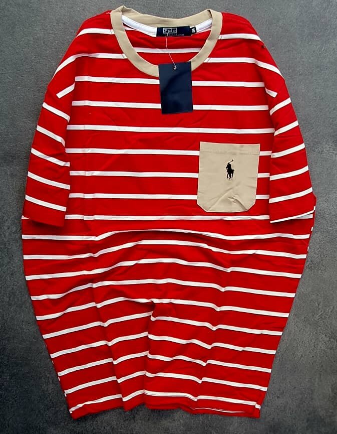 Robe décontractée rayée