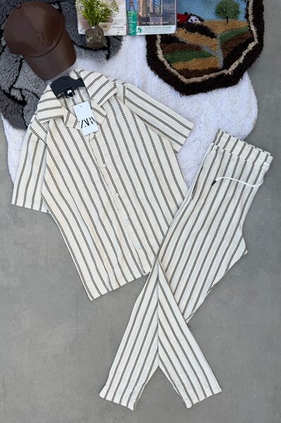 Pyjama rayé confortable