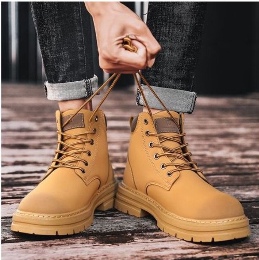 Motorcycle Boots Men High-top