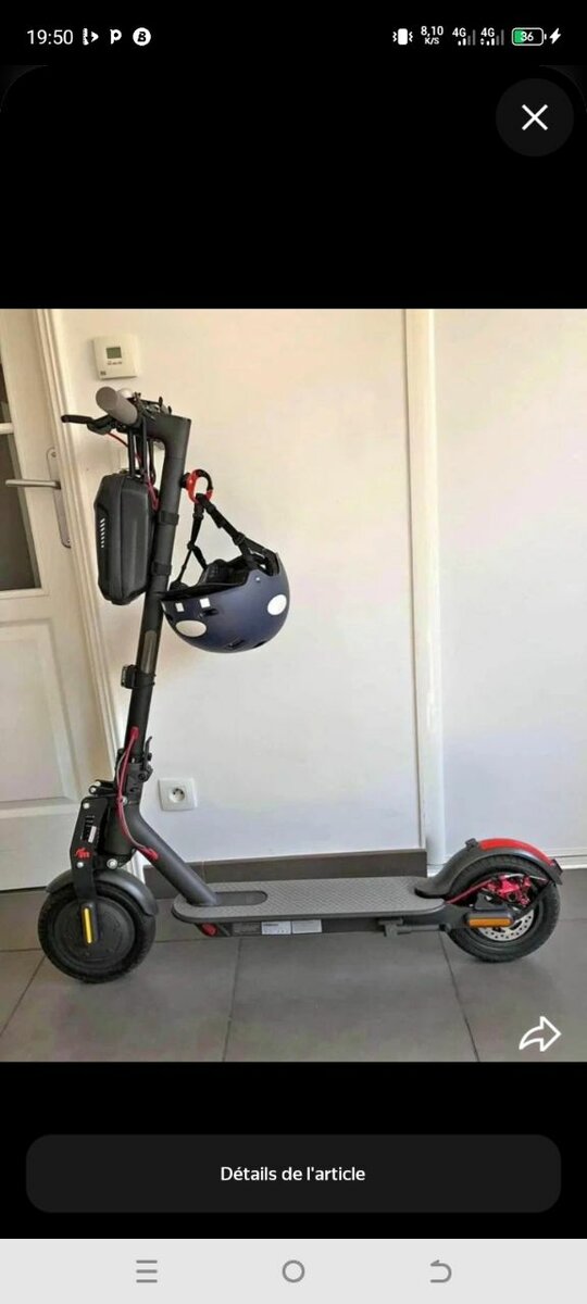 Trottinette électrique pliable