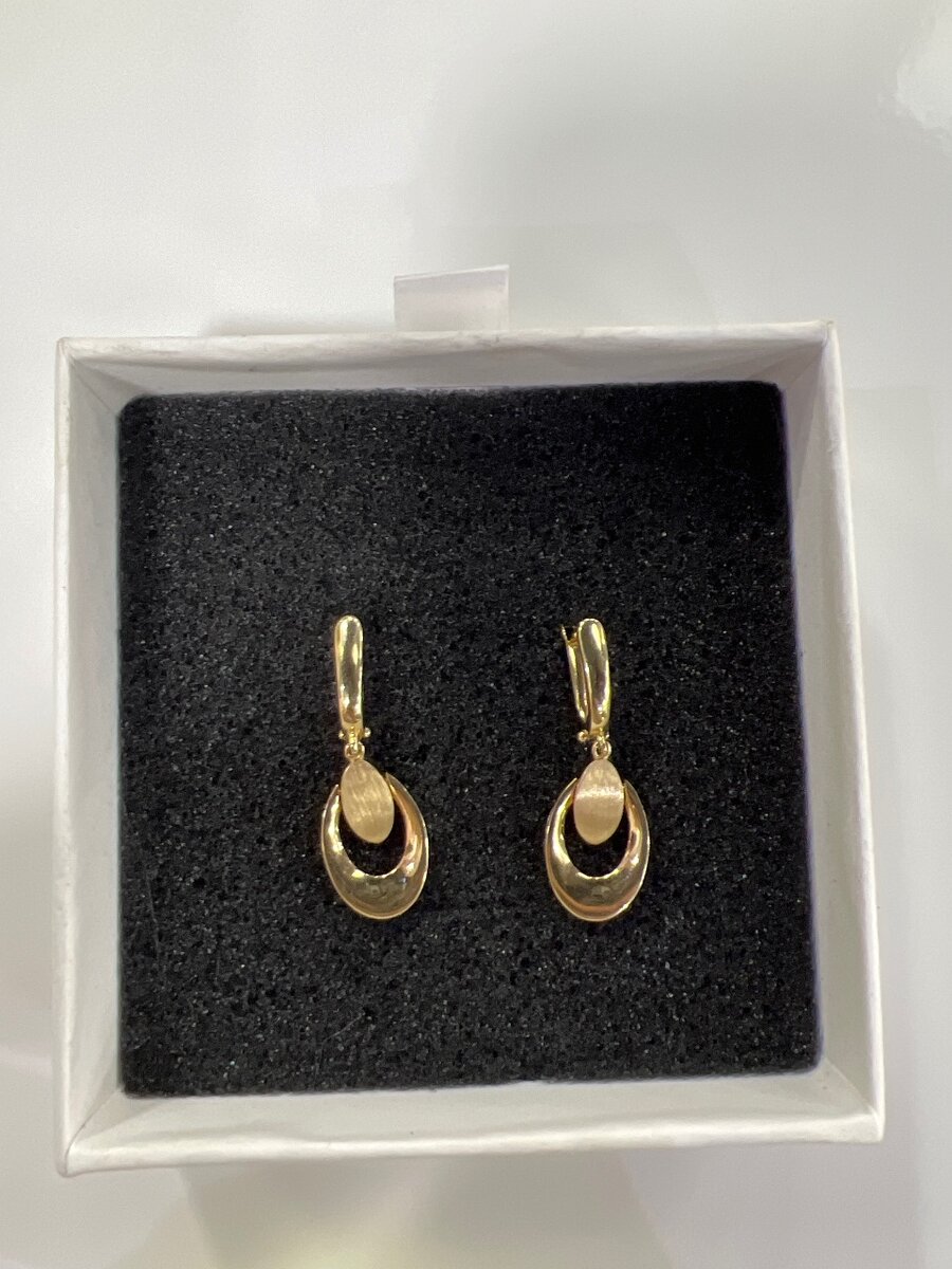 Серьги висячие 585