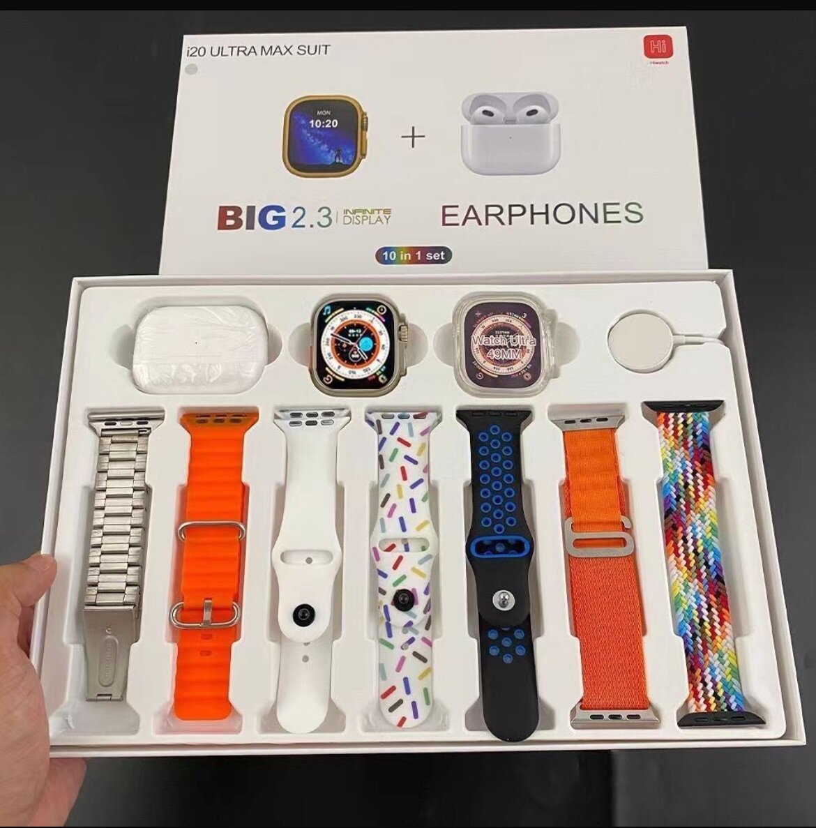 Montre connectée avec AirPod