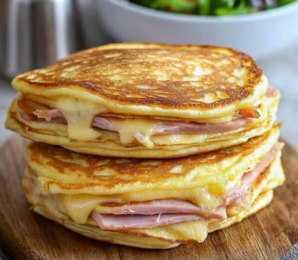 Pancakes jambon-fromage (7pcs)
