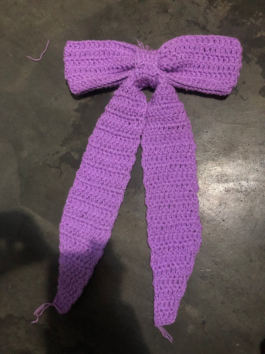 Noeud crochet artisanal couleur vive