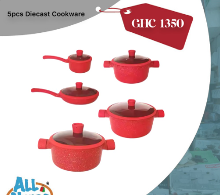 5pcs Diecast Cookware 