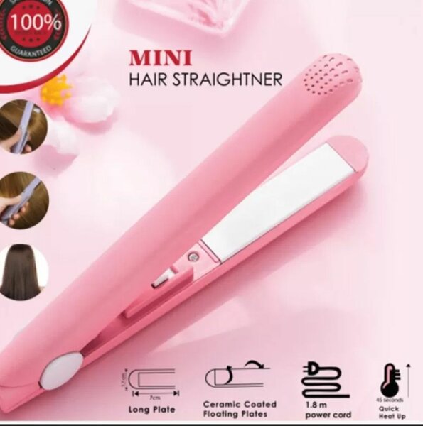 Mini hair straightener machine travel tool