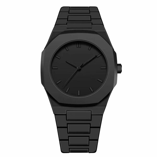 Montre unisexe minimaliste noire